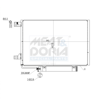 Meat Doria Condensor, airconditioning 991002