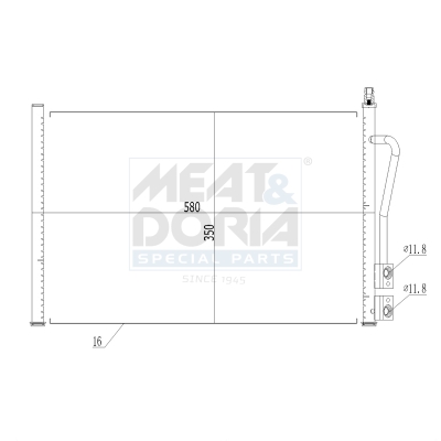 Meat Doria Condensor, airconditioning 991003