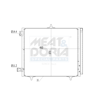 Meat Doria Condensor, airconditioning 991005