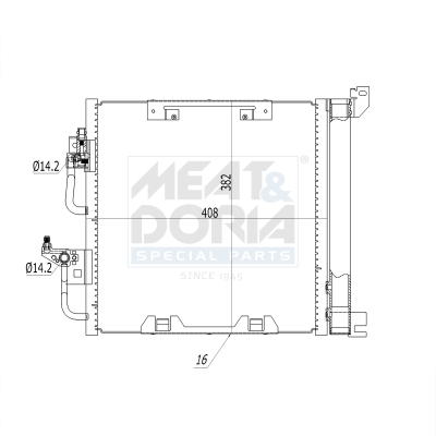Meat Doria Condensor, airconditioning 991015