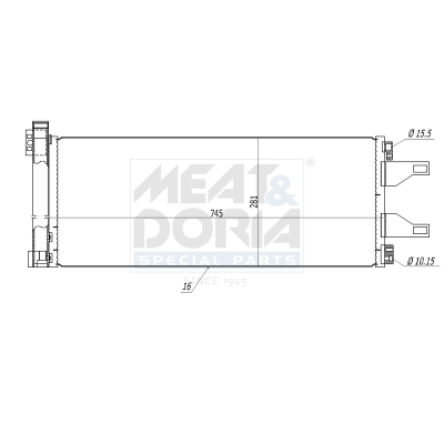 Meat Doria Condensor, airconditioning 991031