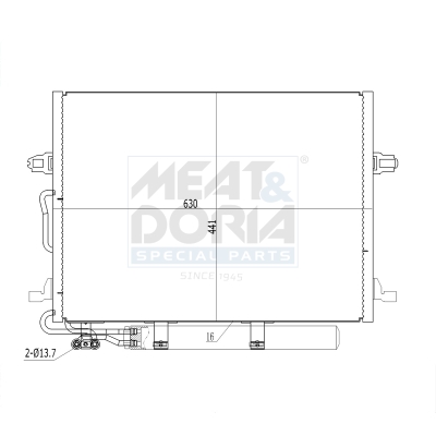 Meat Doria Condensor, airconditioning 991040