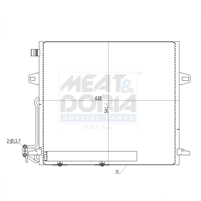 Meat Doria Condensor, airconditioning 991099