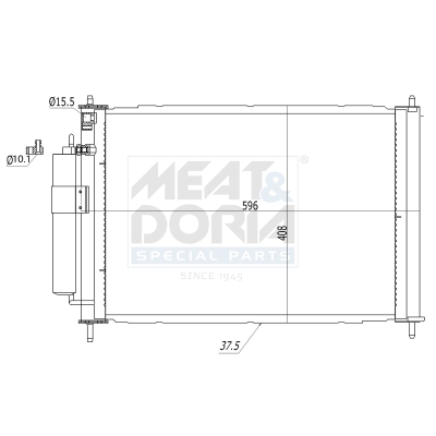 Meat Doria Condensor, airconditioning 991163