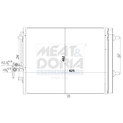 Meat Doria Condensor, airconditioning 991212