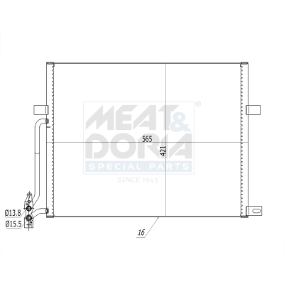 Meat Doria Condensor, airconditioning 991242