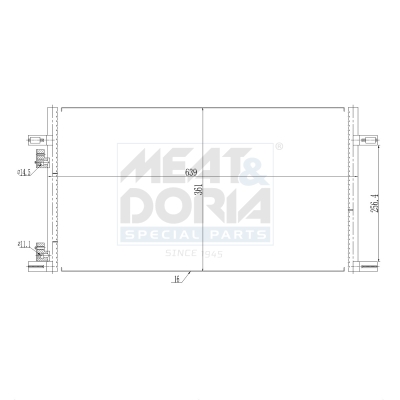 Meat Doria Condensor, airconditioning 991244