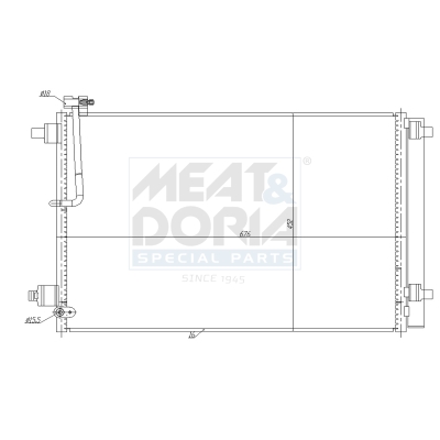 Meat Doria Condensor, airconditioning 991281