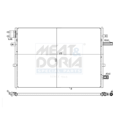 Meat Doria Condensor, airconditioning 991286