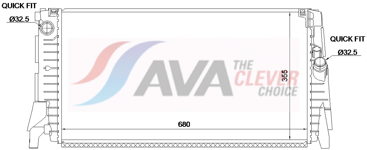 Ava Cooling Radiateur BW2655