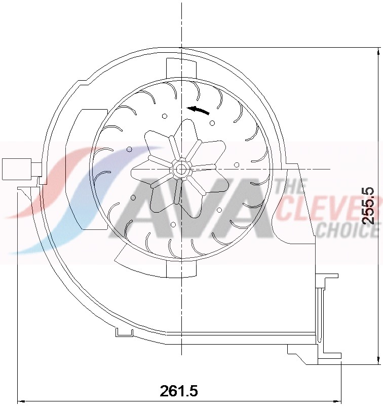Ava Cooling Interieurventilatie BW8664