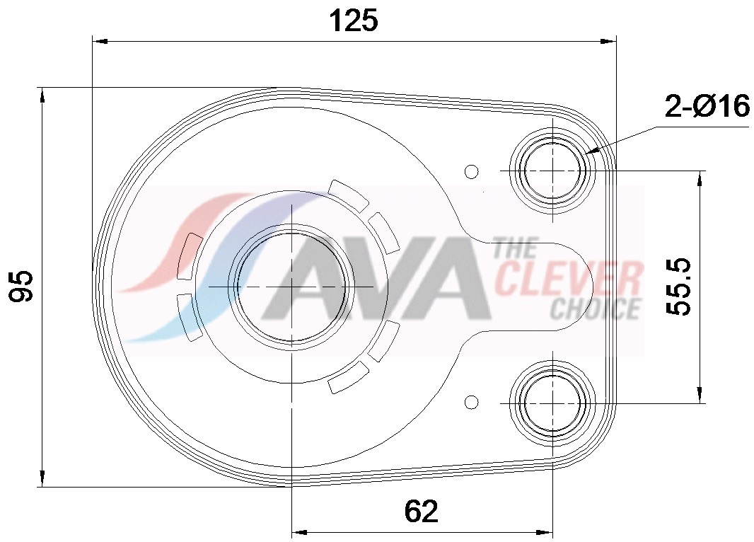 Ava Cooling Oliekoeler, motorolie CR3150