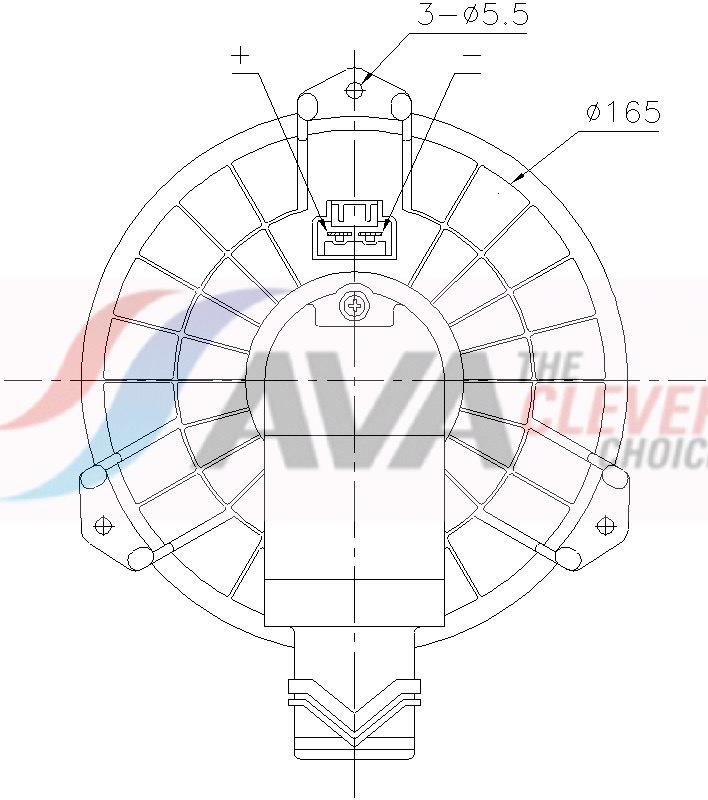 Ava Cooling Interieurventilatie FD8725
