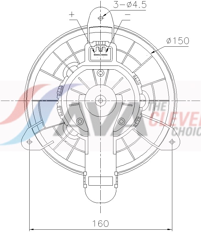 Ava Cooling Interieurventilatie FD8727