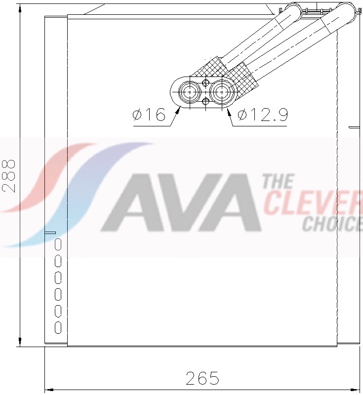 Ava Cooling Verdamper, airconditioning KAV357