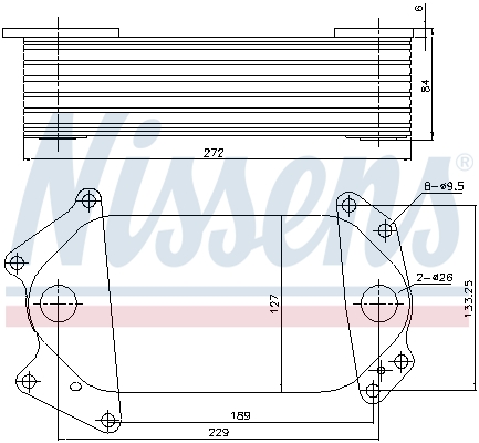 Ava Cooling Oliekoeler motorolie ME3351