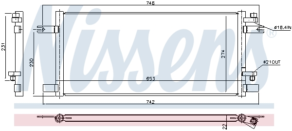 Ava Cooling Airco condensor ME5359