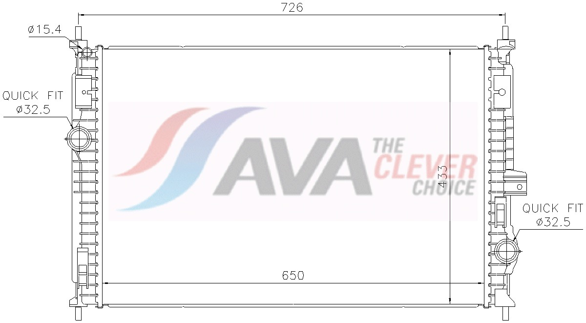 Ava Cooling Radiateur PE2438