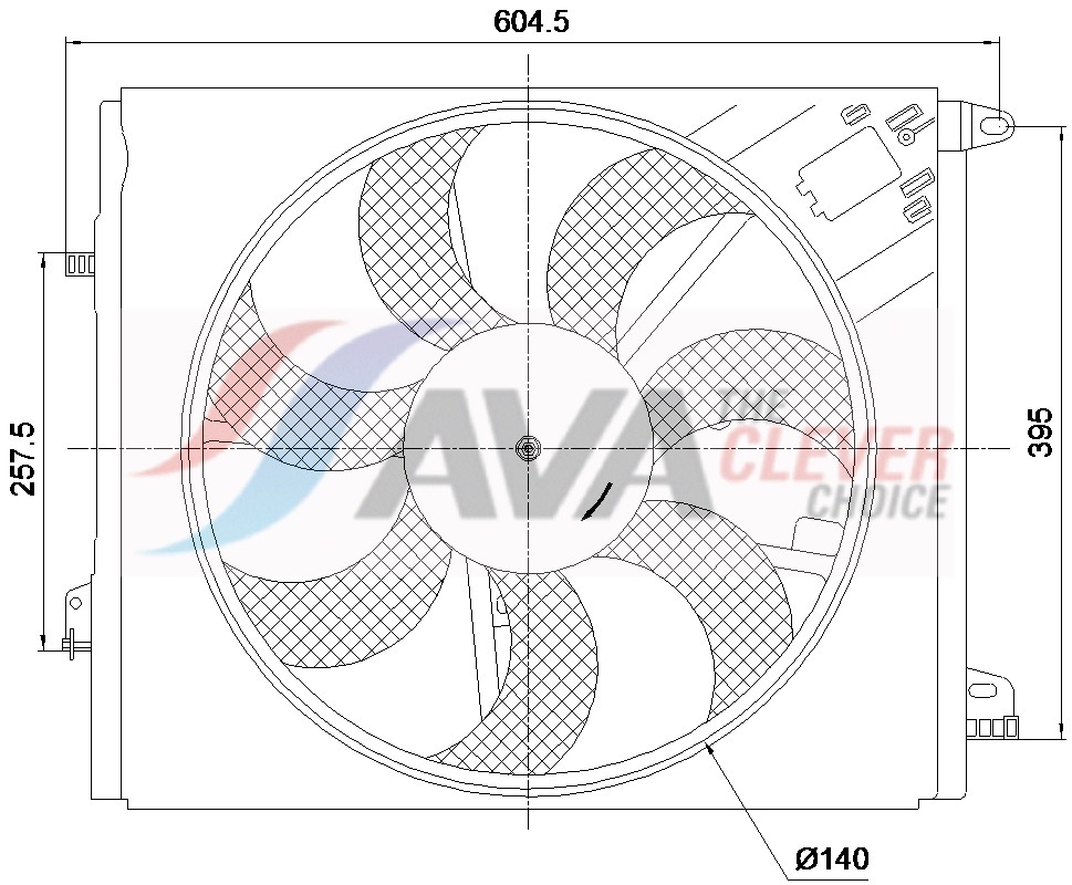 Ava Cooling Koelventilatorwiel RT7699