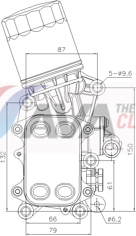Ava Cooling Oliekoeler, motorolie VN3468H
