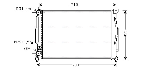 Ava Cooling Radiateur AI2108