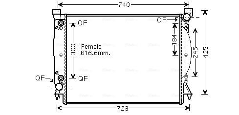 Ava Cooling Radiateur AI2246