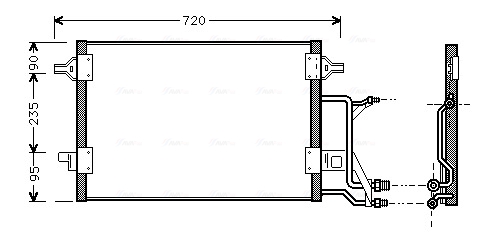Ava Cooling Airco condensor AI5176