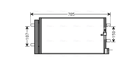 Ava Cooling Airco condensor AI5352D