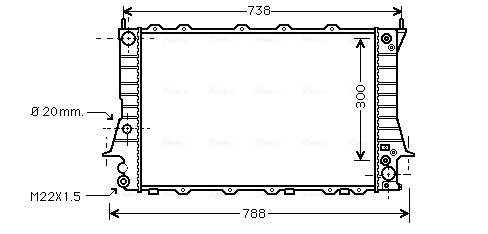 Ava Cooling Radiateur AIA2082