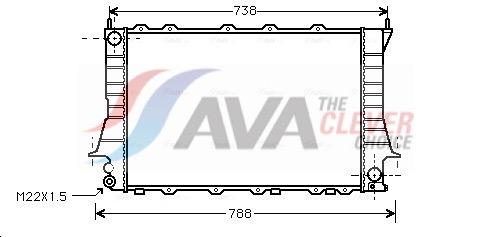 Ava Cooling Radiateur AIA2083
