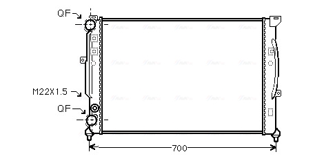 Ava Cooling Radiateur AIA2123