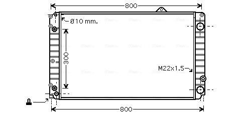 Ava Cooling Radiateur AIA2252