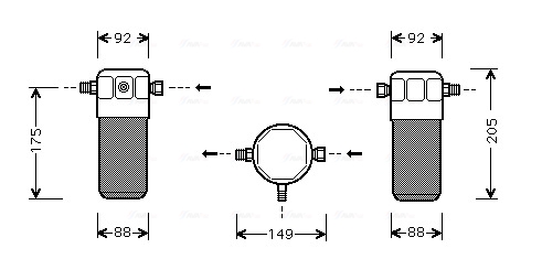 Ava Cooling Airco droger/filter AID032