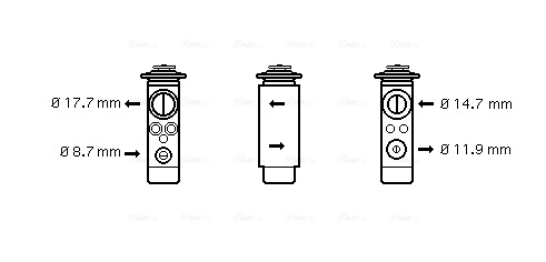Ava Cooling Airco expansieklep AL1024