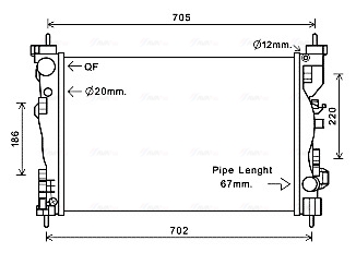 Ava Cooling Radiateur ALA2121