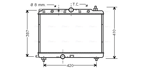 Ava Cooling Radiateur AU2153