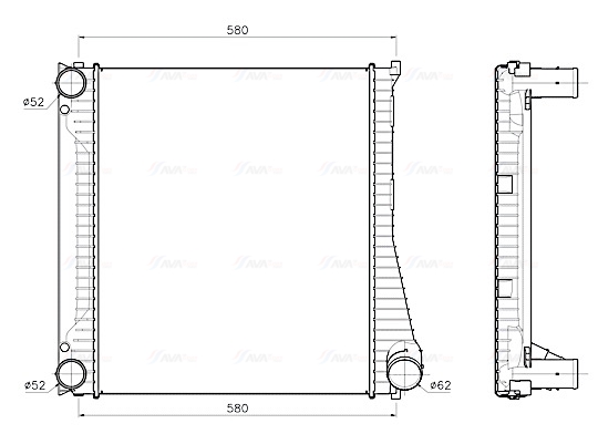 Ava Cooling Interkoeler AU4353