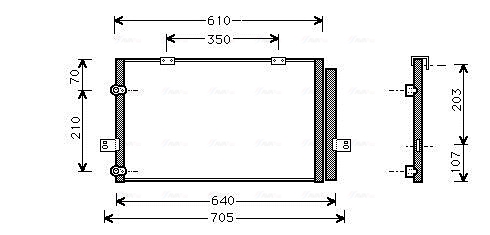 Ava Cooling Airco condensor AU5078D