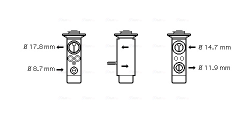 Ava Cooling Airco expansieklep BW1089
