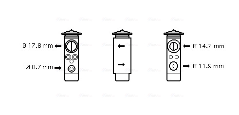 Ava Cooling Airco expansieklep BW1171