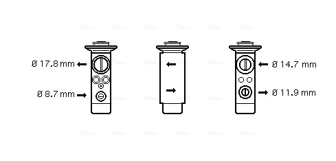 Ava Cooling Airco expansieklep BW1239