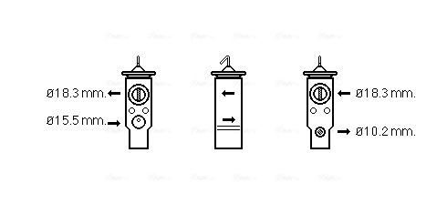 Ava Cooling Airco expansieklep BW1359