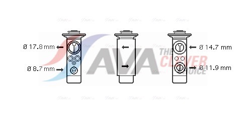 Ava Cooling Airco expansieklep BW1362