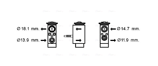 Ava Cooling Airco expansieklep BW1432