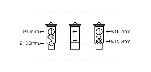 Ava Cooling Airco expansieklep BW1437