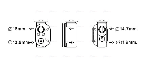 Ava Cooling Airco expansieklep BW1497