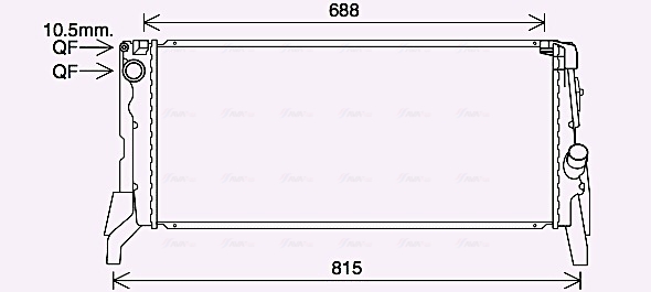 Ava Cooling Radiateur BW2587