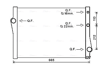 Ava Cooling Radiateur BWA2471