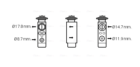 Ava Cooling Airco expansieklep VN1113
