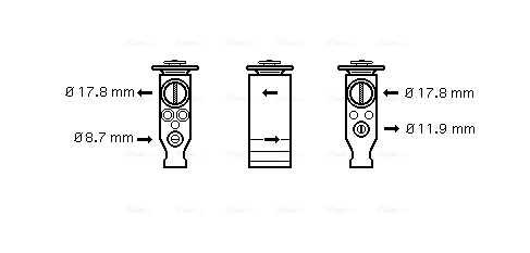 Ava Cooling Airco expansieklep CN1244